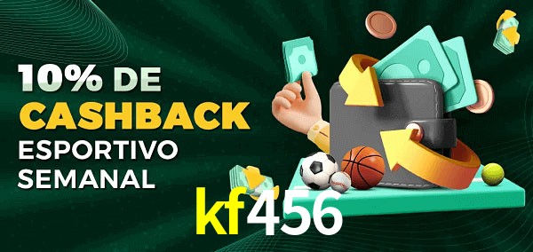 10% de bônus de cashback na kf456